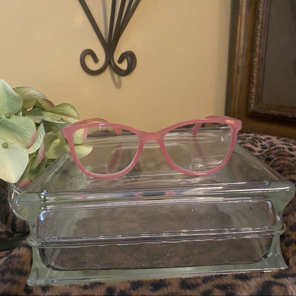 Betsy Johnson pink classic reading glasses - Picture 2 of 9